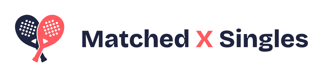 Logo artwork: Matched X Singles lockup horizontal colour.